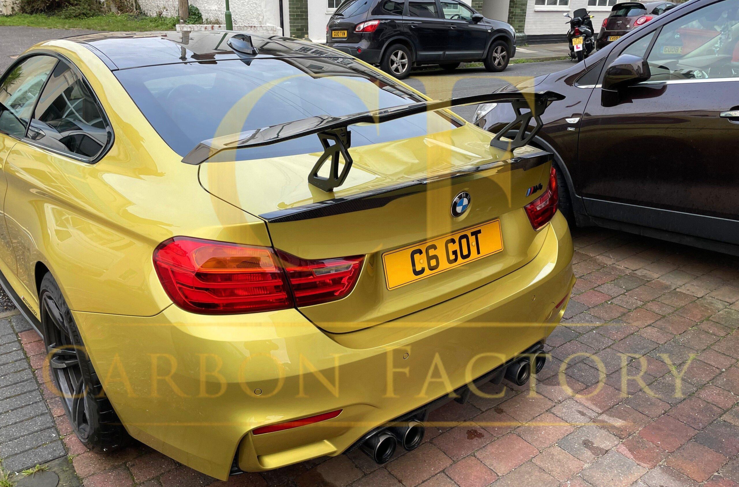 BMW F80 M3 F82 F83 M4 Carbon Fibre Boot Spoiler GTS V Style 14-20 - Image 5