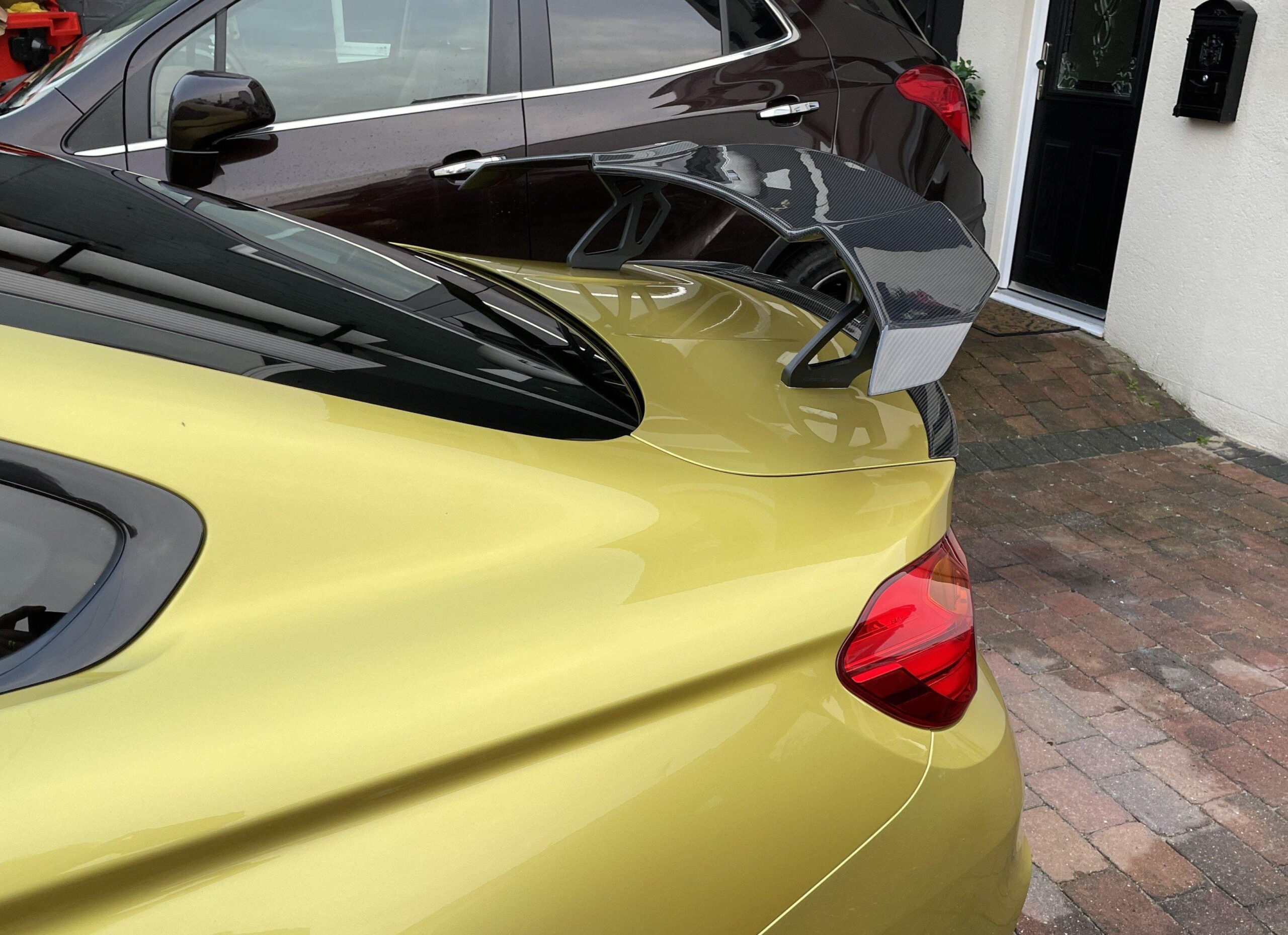 BMW F80 M3 F82 F83 M4 Carbon Fibre Boot Spoiler GTS V Style 14-20