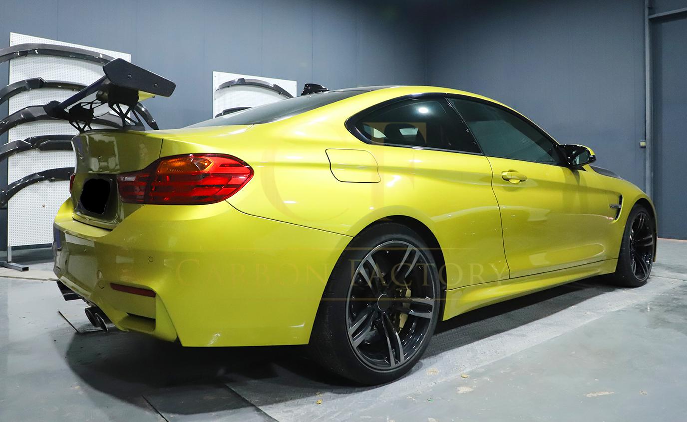 BMW F80 M3 F82 F83 M4 Carbon Fibre GTS2 Style GT Spoiler 14-20 - Image 2