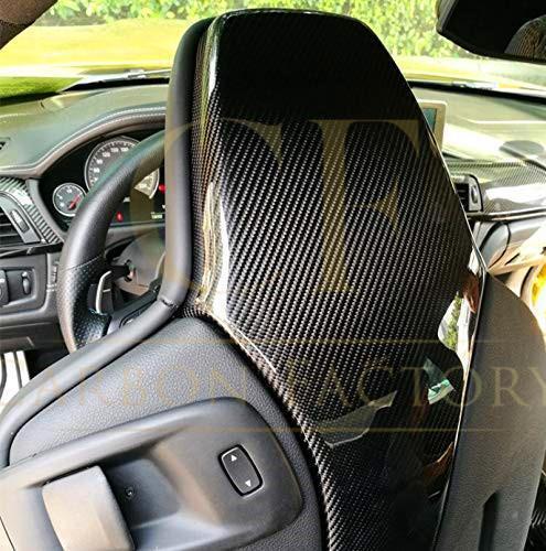 BMW F80 M3 F82 F83 M4 Dry Carbon Fibre Seat Covers 14-20 - Pair - Image 3
