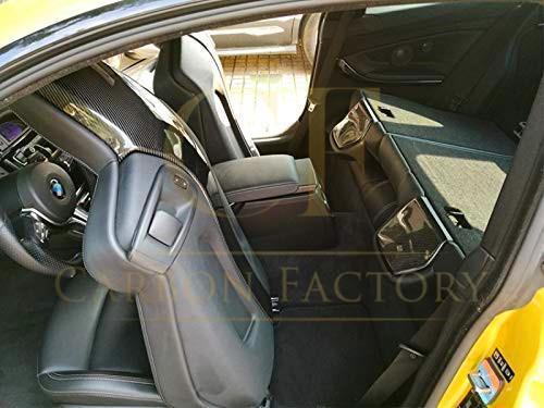 BMW F80 M3 F82 F83 M4 Dry Carbon Fibre Seat Covers 14-20 - Pair - Image 4