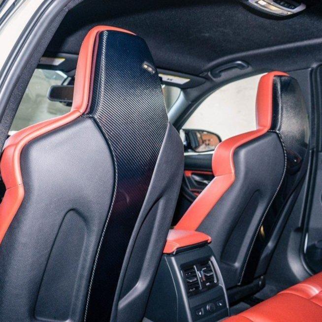 BMW F80 M3 F82 F83 M4 Dry Carbon Fibre Seat Covers 14-20 - Pair