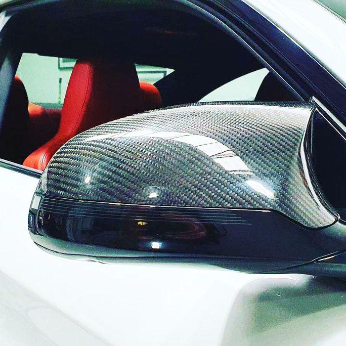 BMW F80 M3 F82 F83 M4 F87 M2 Comp Dry Carbon Fibre Replacement Mirror Covers 14-20 - Image 2