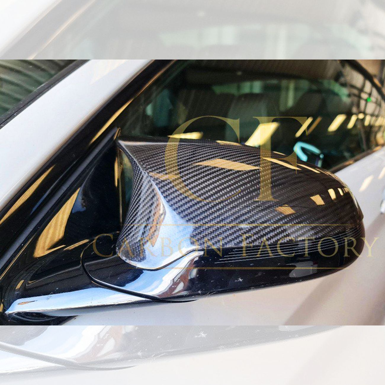 BMW F80 M3 F82 F83 M4 F87 M2 Comp Dry Carbon Fibre Replacement Mirror Covers 14-20 - Image 4