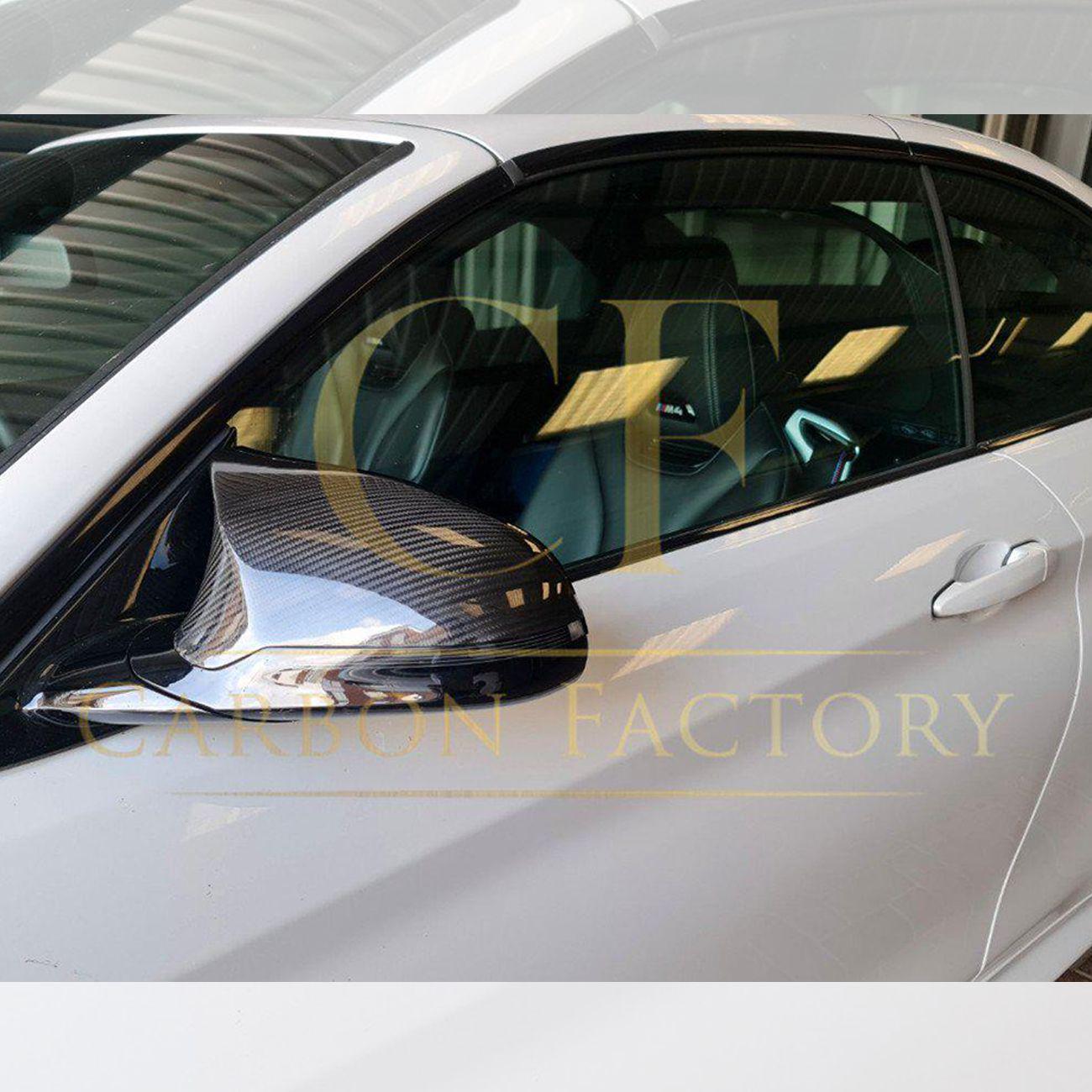 BMW F80 M3 F82 F83 M4 F87 M2 Comp Dry Carbon Fibre Replacement Mirror Covers 14-20 - Image 9