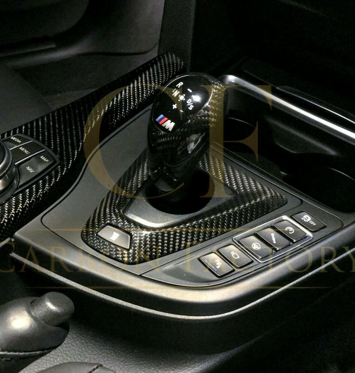 BMW F80 M3 F82 F83 M4 F87 M2 Dry Carbon Fibre Gear Surround Trim 14-20 - Image 2