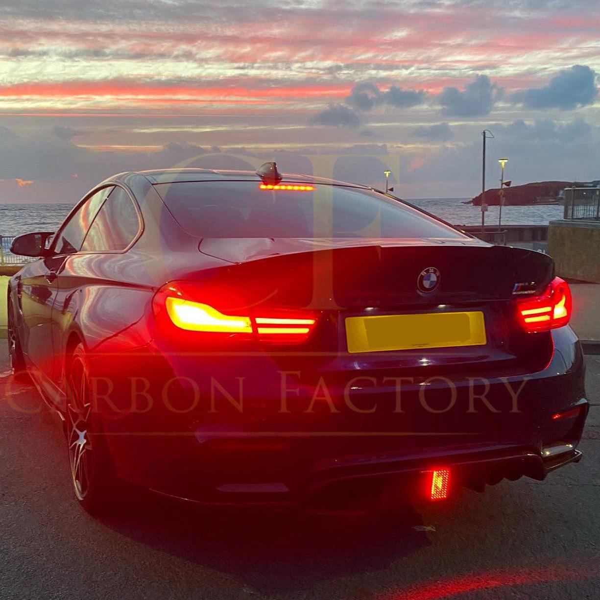 BMW F80 M3 F82 F83 M4 KS Style Carbon Fibre Rear Diffuser 14-20 - Image 7