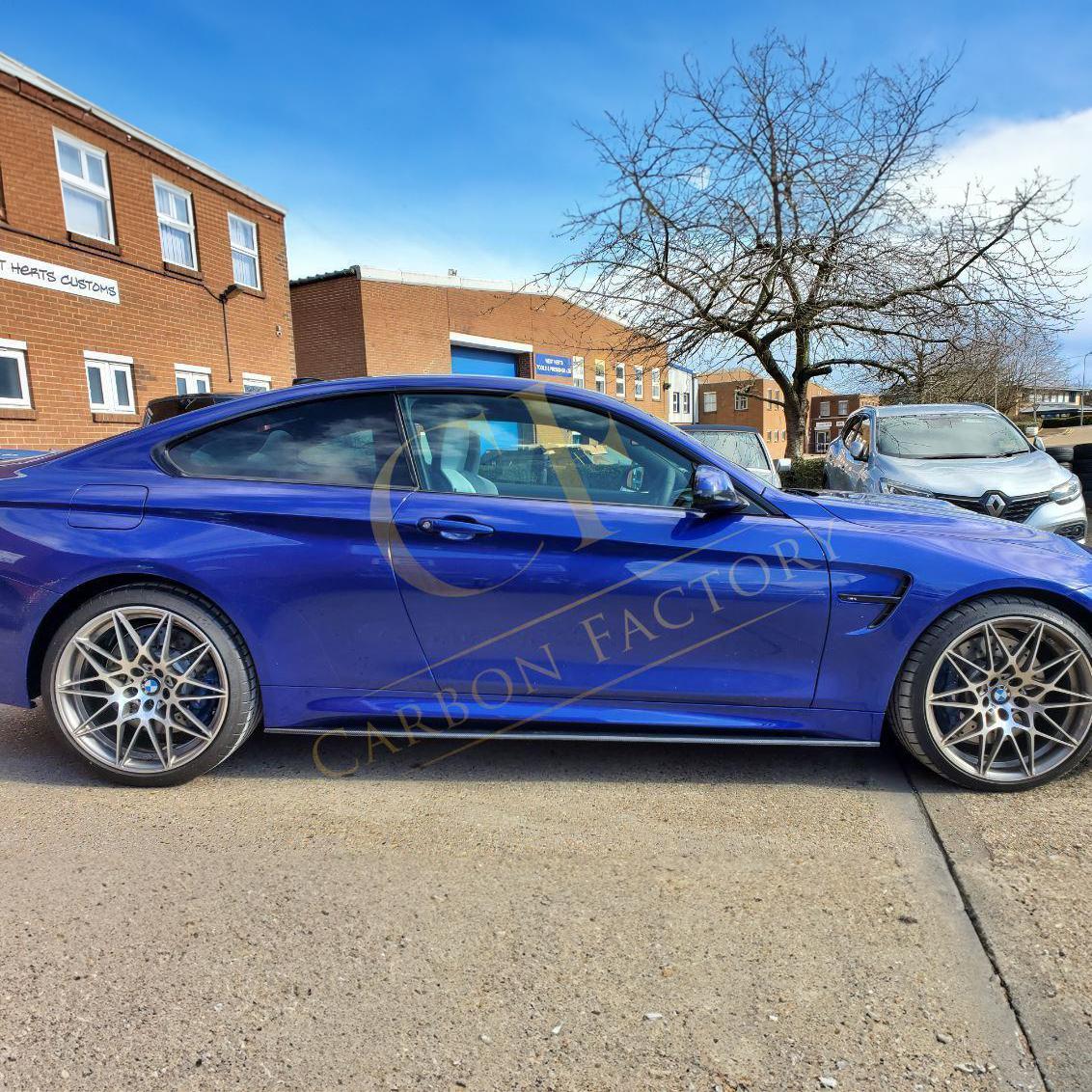 BMW F80 M3 F82 F83 M4 M Performance Style Carbon Fibre Side Skirt Extension 14-20 - Image 8