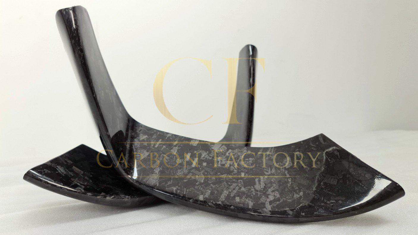 BMW F80 M3 F82 F83 M4 M Performance Style Forged Carbon Fibre Front Splitter Covers 14-20 - Image 3