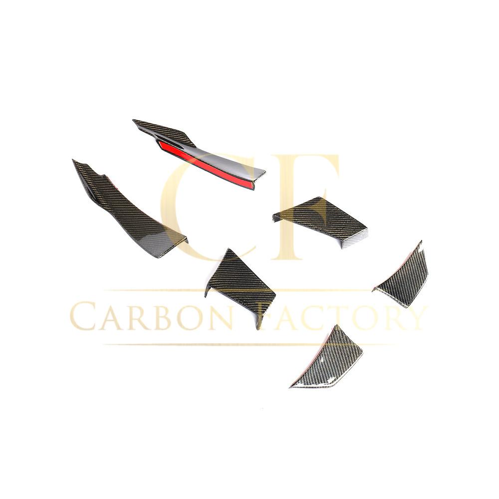 BMW F80 M3 F82 F83 M4 MAD Style Carbon Fibre Front Canards 14-20 - Image 5