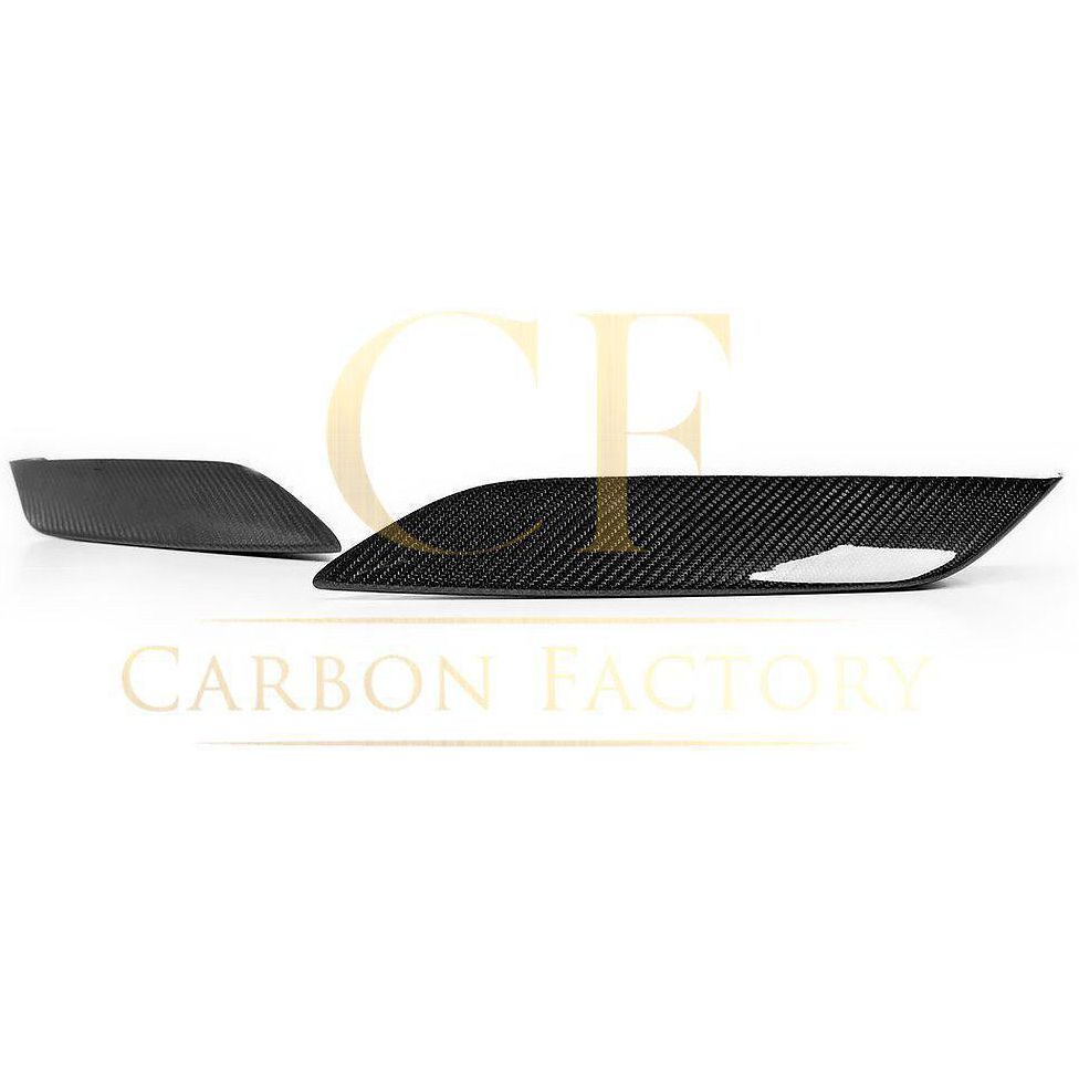 BMW F80 M3 F82 F83 M4 OEM Style Carbon Fibre Front Bumper Trims 14-20 - Image 6