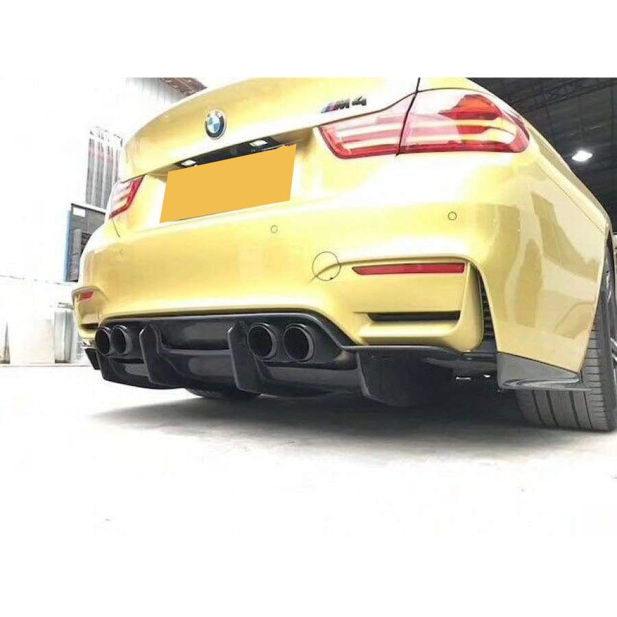 BMW F80 M3 F82 F83 M4 PSM Style Carbon Fibre Diffuser 14-20 - Image 7