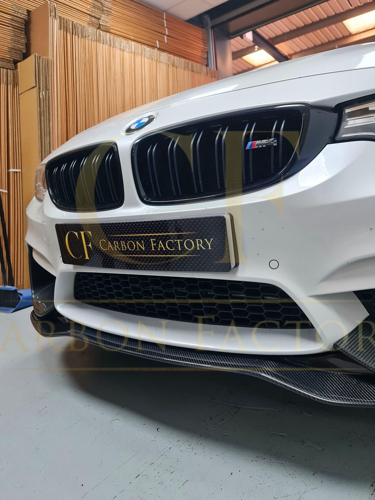 BMW F80 M3 F82 F83 M4 PSM Style Carbon Fibre Front Splitter 14-20 - Image 11