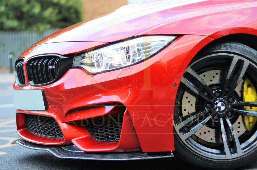 BMW F80 M3 F82 F83 M4 PSM Style Carbon Fibre Front Splitter 14-20 - Image 6