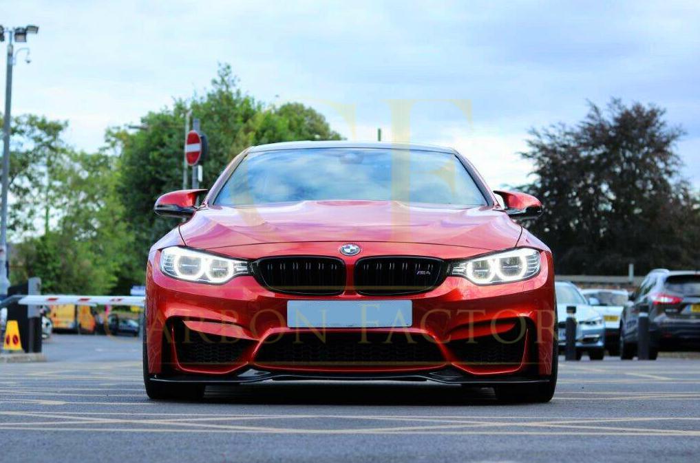 BMW F80 M3 F82 F83 M4 PSM Style Carbon Fibre Front Splitter 14-20 - Image 8