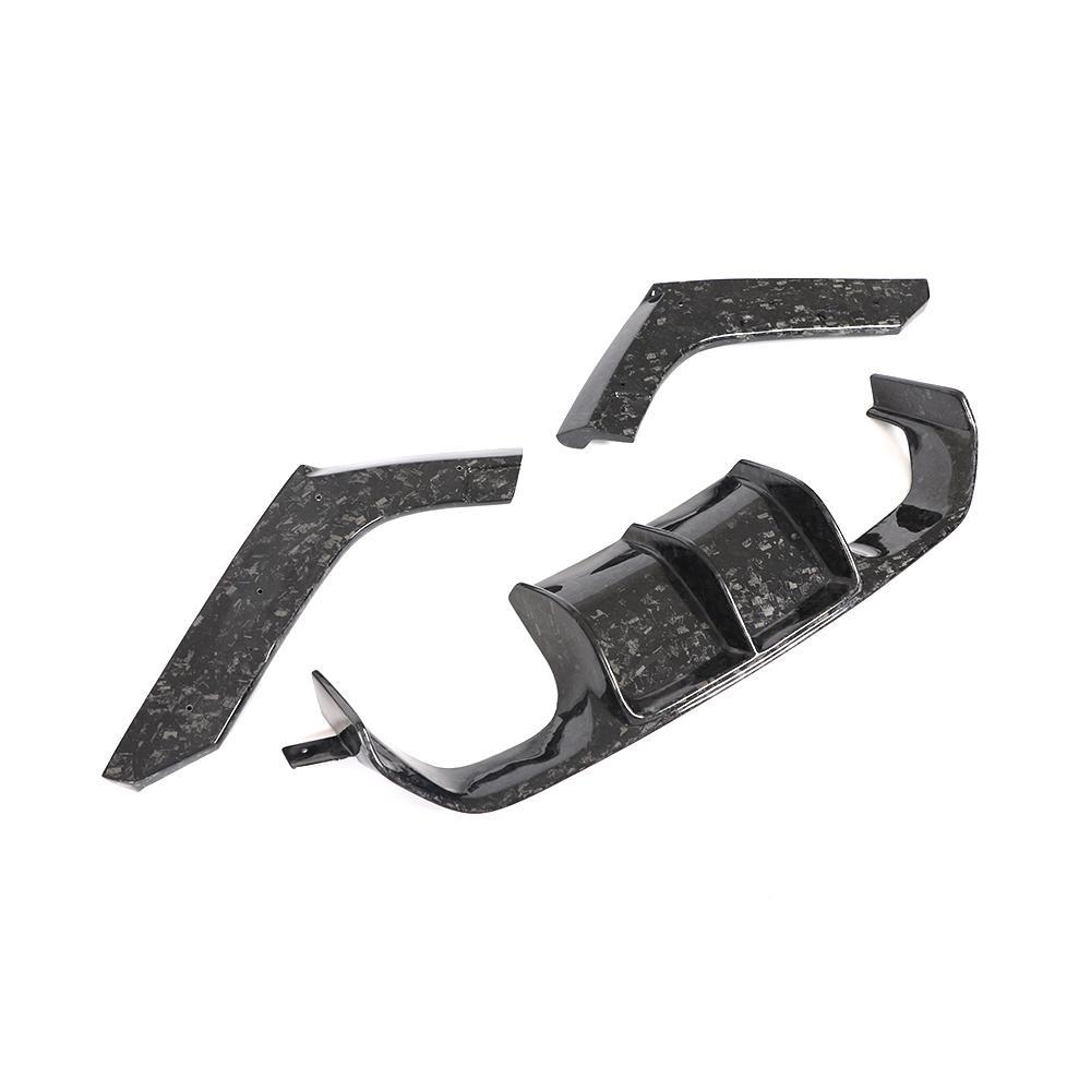 BMW F80 M3 F82 F83 M4 V Style Carbon Fibre Diffuser 14-20 - Image 26