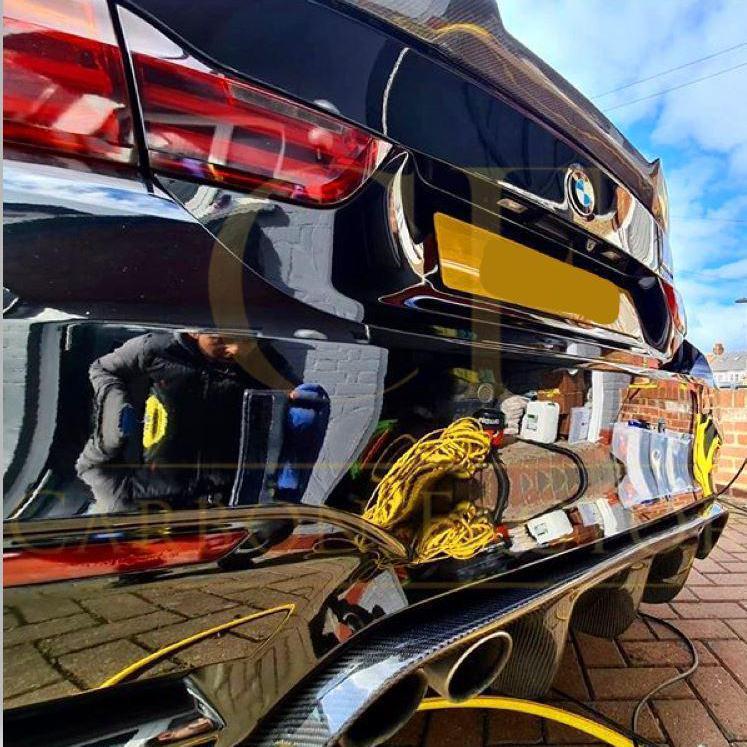 BMW F80 M3 F82 F83 M4 V Style Carbon Fibre Diffuser 14-20 - Image 7