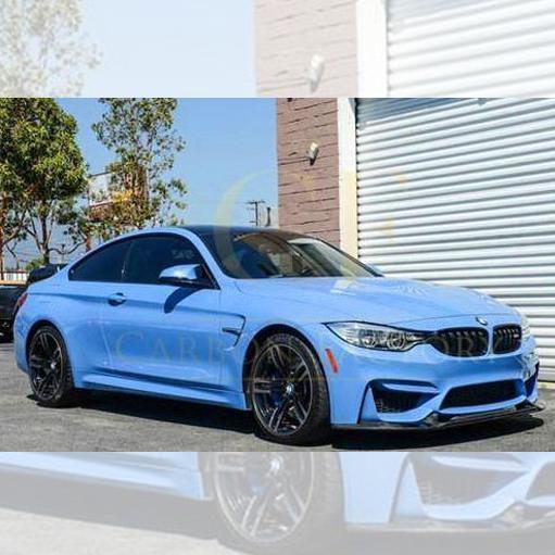 BMW F80 M3 F82 F83 M4 VR Style Carbon Fibre Front Splitter 14-20 - Image 3