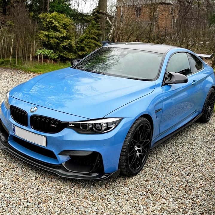 BMW F82 F83 M4 AP Style Carbon Fibre Side Skirt Extension 14-20 - Image 3