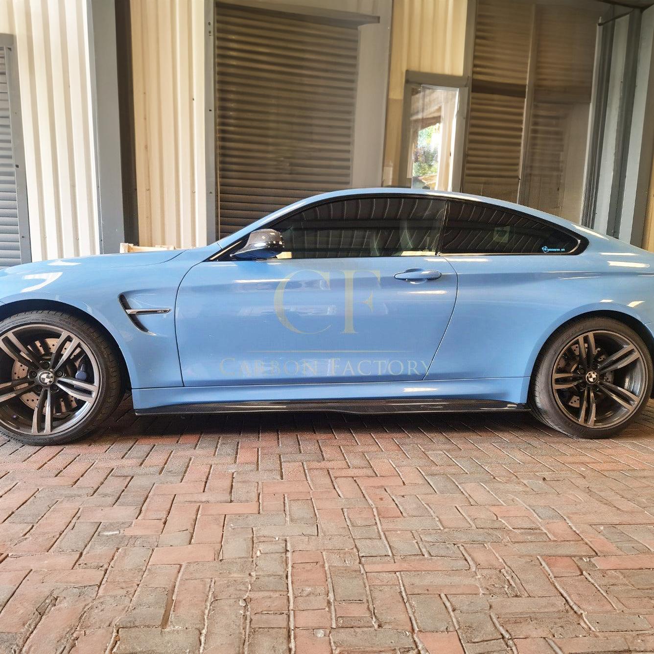 BMW F82 F83 M4 PSM Style Carbon Fibre Side Skirt Extension 14-20 - Image 12