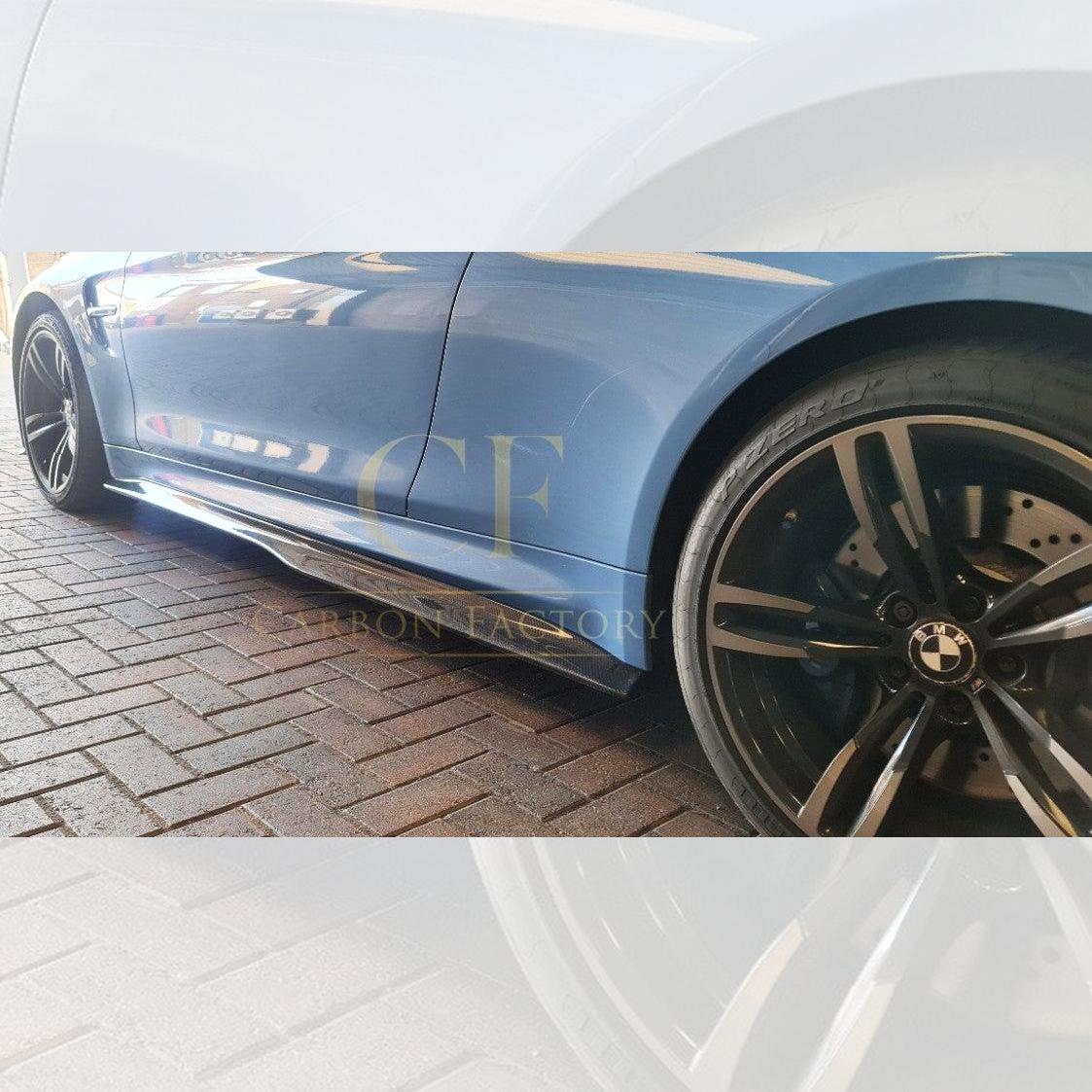 BMW F82 F83 M4 PSM Style Carbon Fibre Side Skirt Extension 14-20 - Image 14