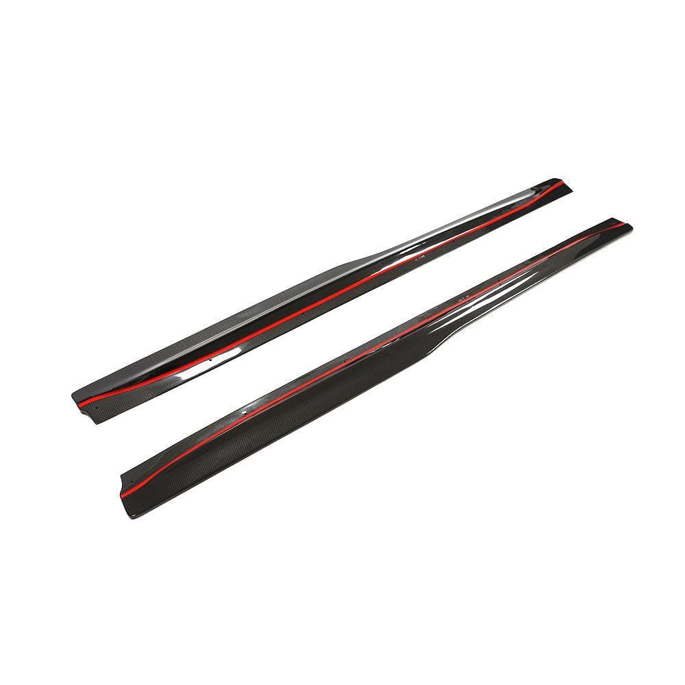 BMW F82 F83 M4 PSM Style Carbon Fibre Side Skirt Extension 14-20 - Image 17