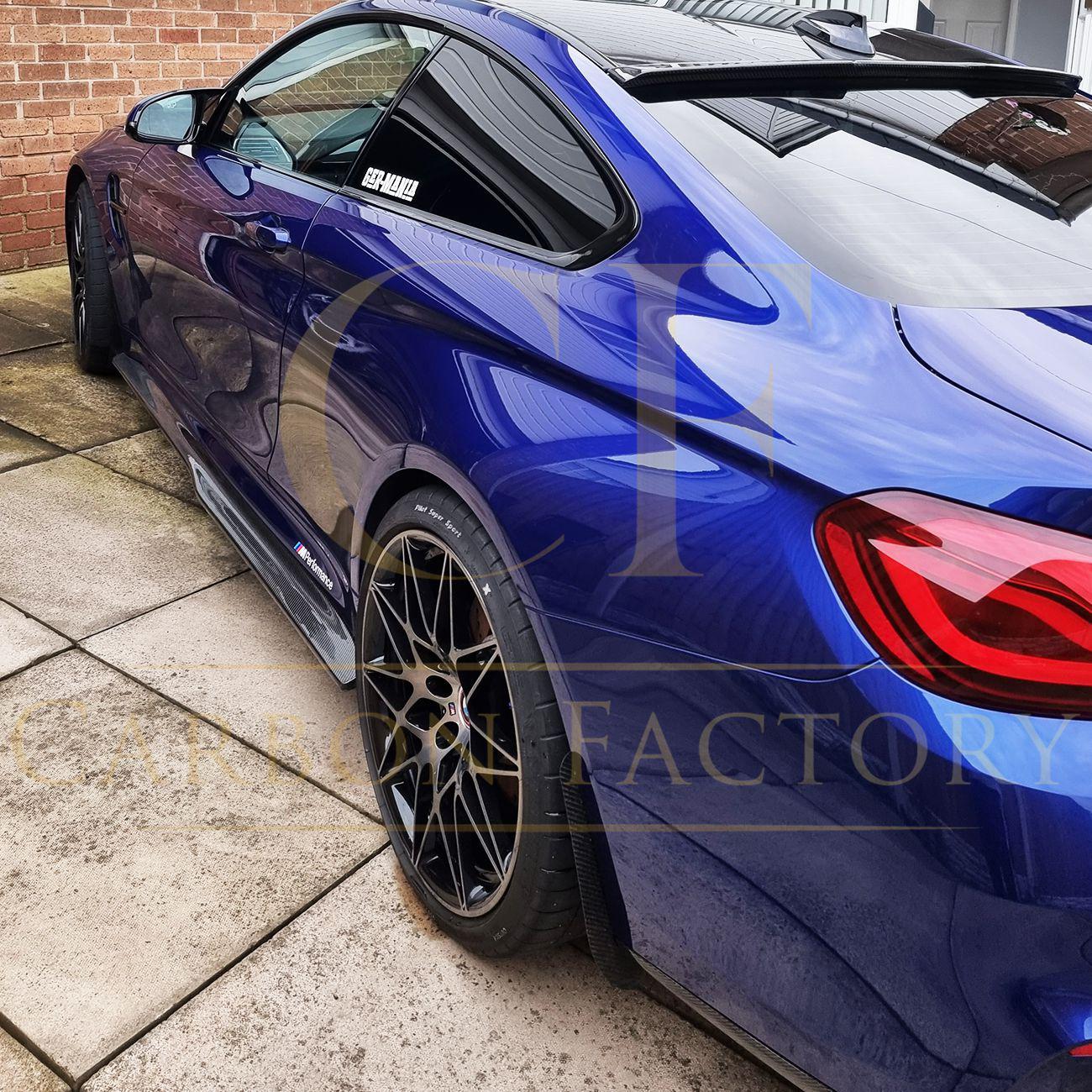 BMW F82 F83 M4 PSM Style Carbon Fibre Side Skirt Extension 14-20 - Image 9