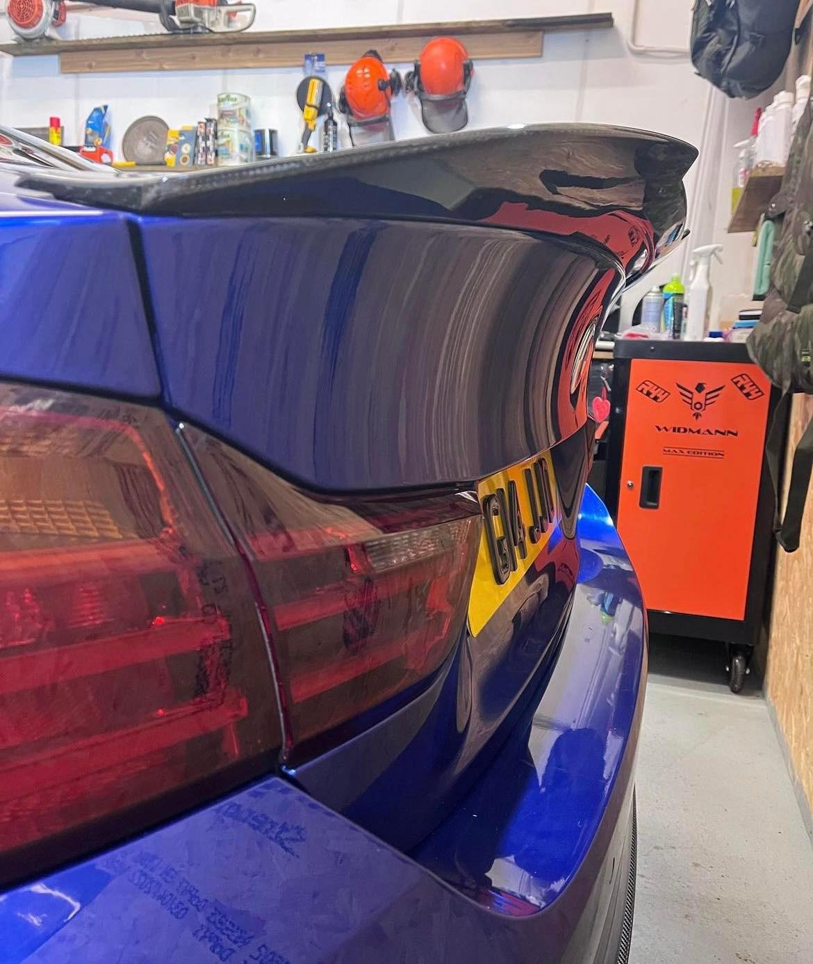 BMW F82 M4 Coupe Carbon Fibre Boot Spoiler PSM Style 14-20 - Image 11
