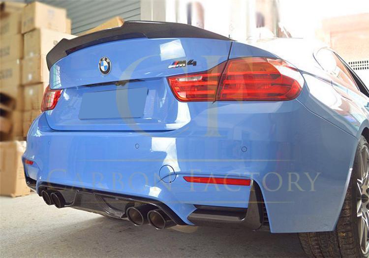 BMW F82 M4 Coupe Carbon Fibre Boot Spoiler PSM Style 14-20 - Image 2