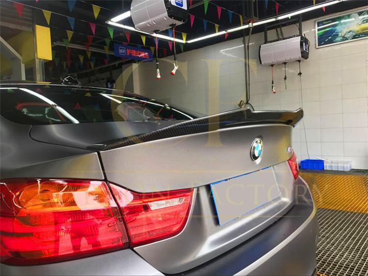 BMW F82 M4 Coupe Carbon Fibre Boot Spoiler PSM Style 14-20 - Image 4
