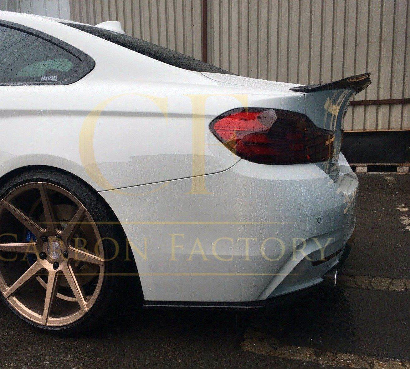BMW F82 M4 Coupe Carbon Fibre Boot Spoiler PSM Style 14-20 - Image 5