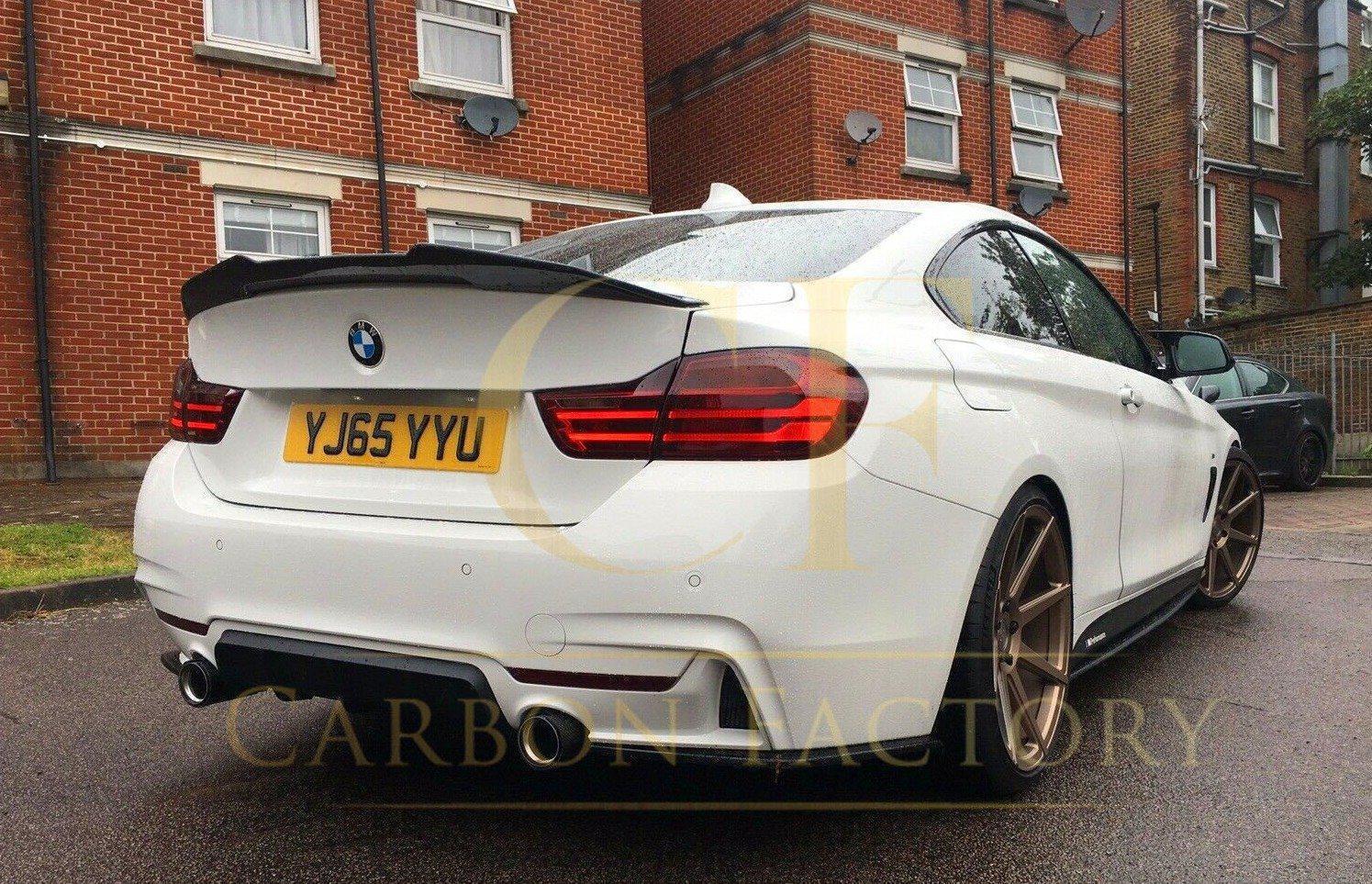 BMW F82 M4 Coupe Carbon Fibre Boot Spoiler PSM Style 14-20 - Image 7