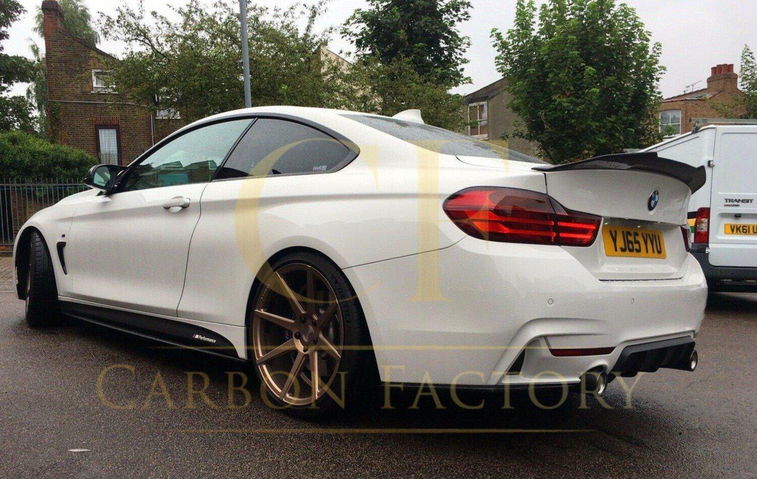 BMW F82 M4 Coupe Carbon Fibre Boot Spoiler PSM Style 14-20 - Image 8