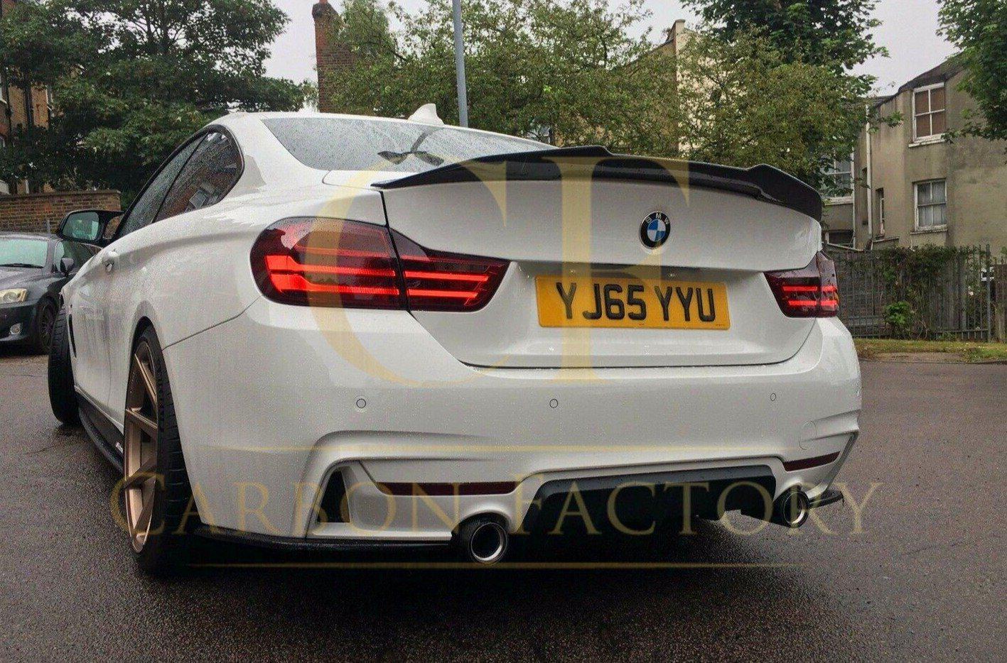 BMW F82 M4 Coupe Carbon Fibre Boot Spoiler PSM Style 14-20 - Image 9
