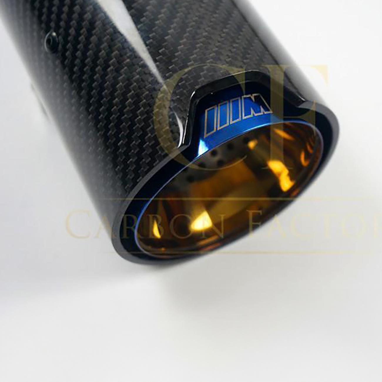 BMW F87 M2 F80 M3 F82 F83 M4 Carbon Fibre Exhaust tips (set of 4) - Image 6